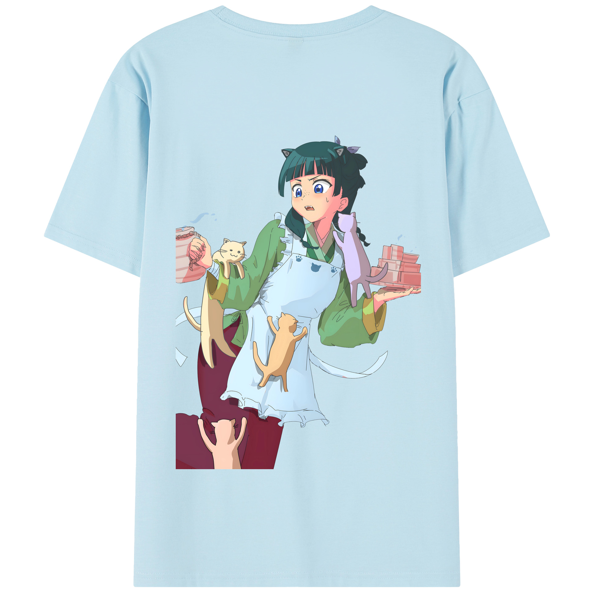 （画像用） 薬屋のひとりごと The Apothecary Diaries 綿100％半袖Tシャツ（背面プリント）
